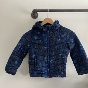 GAP puffer galaxy print 3T